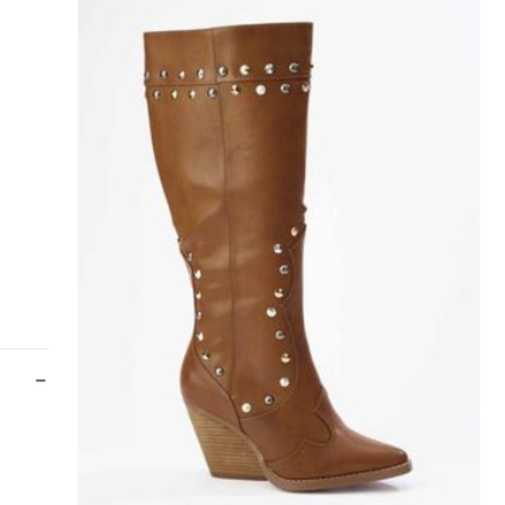 Western Studded Tall Boots Size 10